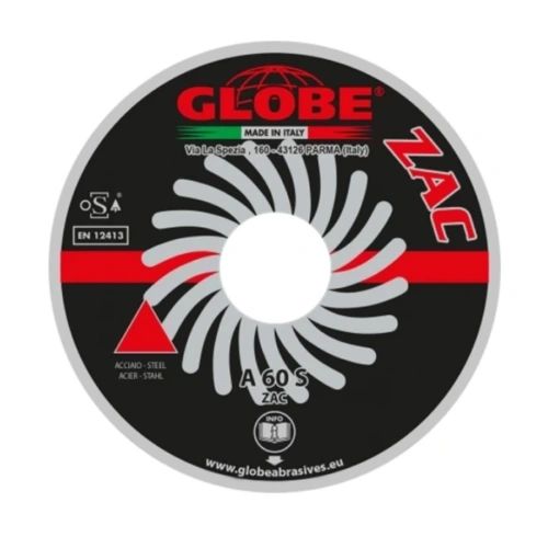 Globe 115mm x 1.3 x 22mm Zac G1615 Cutting disc Steel